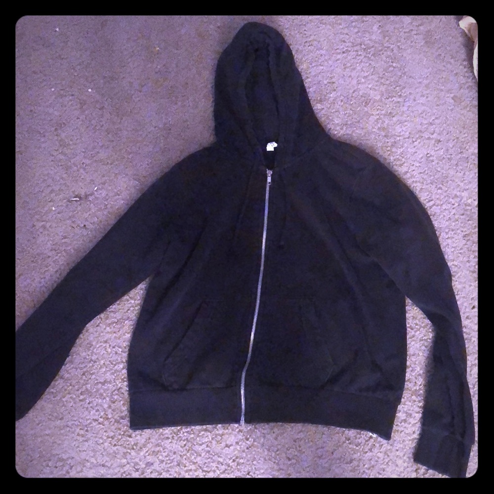 Black zip up